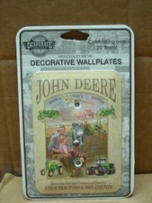 METAL LIGHT PLATE SWITCH COVER 3rd CENTURY JOHN DEERE FARM TRACTORS & IMPLEMENTS