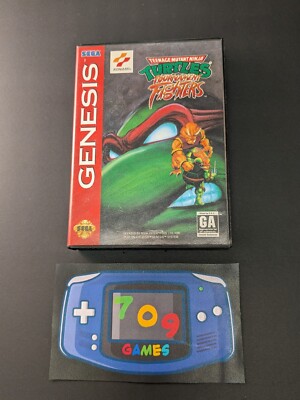 Teenage Mutant Ninja Turtles: Tournament Fighters (Sega Genesis) IN BOX BOXED
