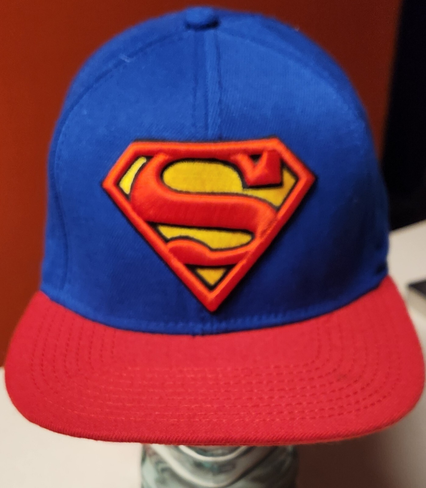 DC Superman Adjustable Snapback Wool Hat With Cap… - image 1