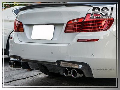 Carbon Fiber 3D Style Rear Diffuser Replacement For 2011-2016 BMW F10 M5 Only