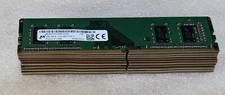 Lot of 10x Micron 4GB 1RX16 PC4-2400T DDR4 Desktop Memory (Total 40GB)