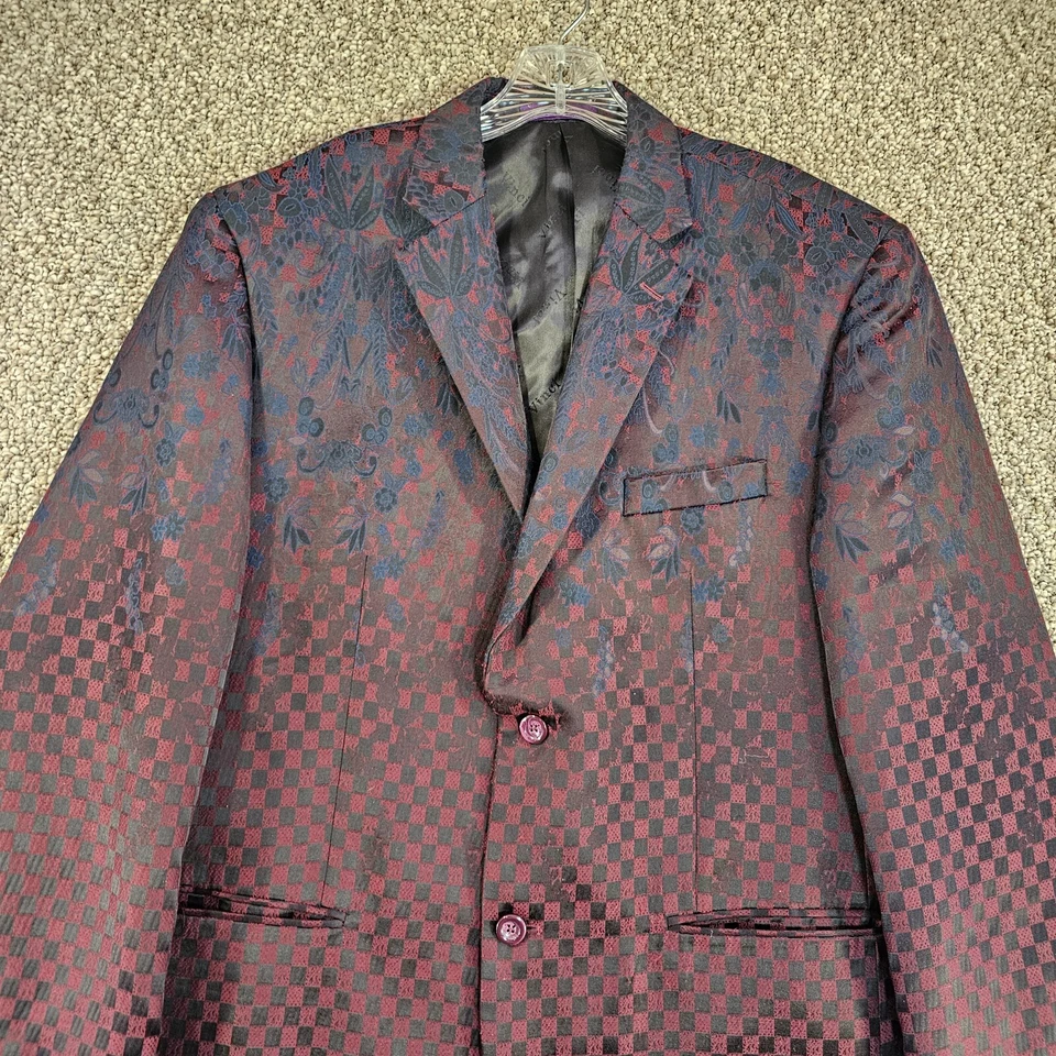 Vinci Sportcoat смокинг куртка мужская XL (размеры 42-44) две кнопки сделано Италия - Изображение 2 из 4