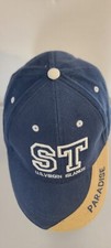ST. THOMAS US VIRGIN ISLANDS hat cap navy hook  loop USVI adjustable caribbean