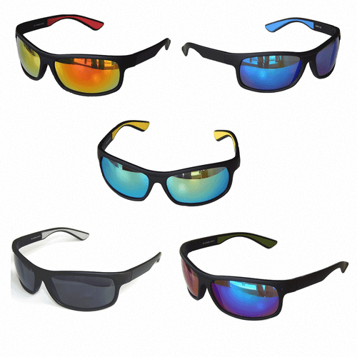 Sports glasses sunglasses black motorcycle glasses biker glasses cycling glasses sports M 20 - Picture 1 of 7