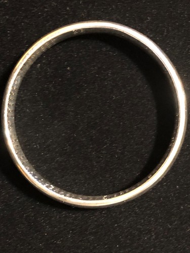 999 Sterling Silver Bracelet with inscription on inner rim 46 grams - Picture 7 of 9