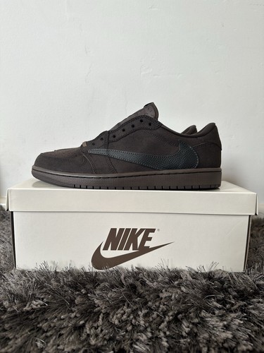 JORDAN 1 LOW OG RETRO TRAVIS SCOTT "VELVET BROWN" UK10 US11 EU45✅FREE SHIPPING✅