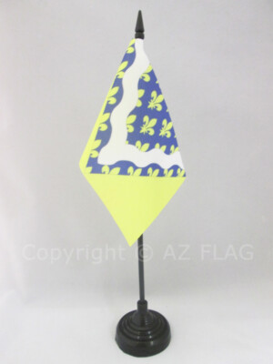 DRAPEAU DE TABLE COMORES 15x10cm - PETIT DRAPEAUX DE BUREAU COMORIEN 10