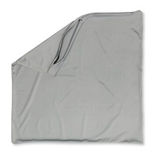 16" x 16" Cover Throw Pillowcases - 85/15 Nylon/Spand Silky Light Grey
