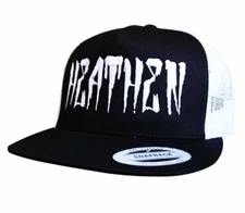 BRAND NEW Heathen SPIDERWEB SNAPBACK HAT BLACK / WHITE LIMITED RELEASE
