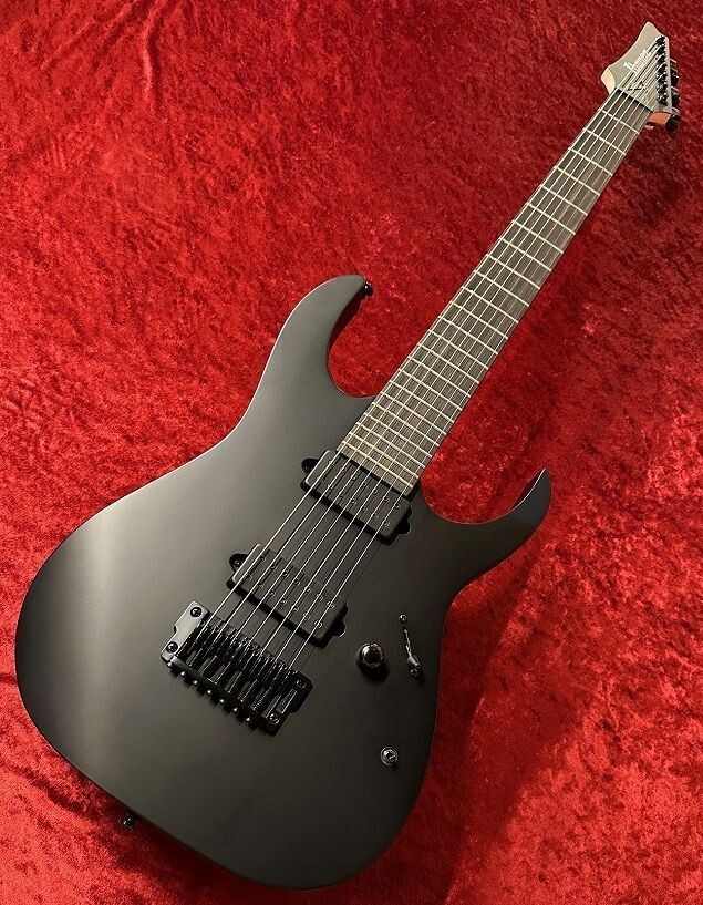Ibanez RGIXL7 Right-Handed Electric Guitar Black Flat Brand Ibanez RGIXL7 Right-Handed Electric Guitar Black Flat Brand