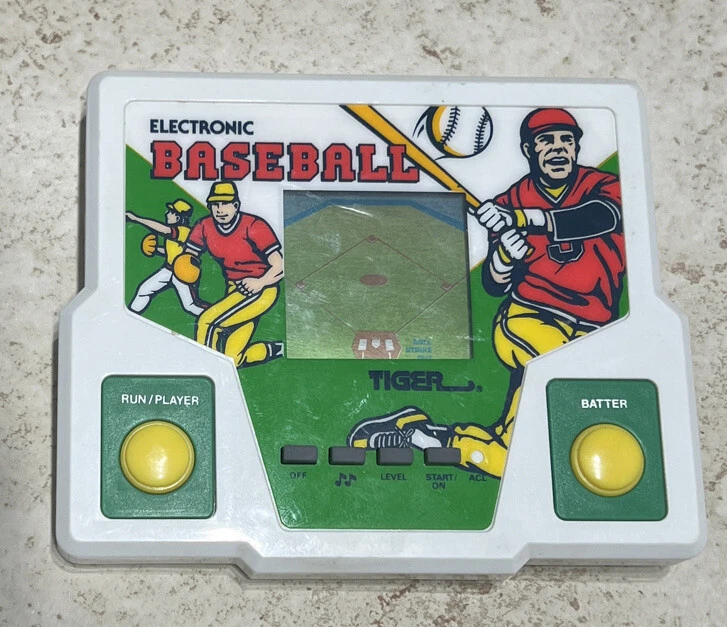1987 Tiger Electronic Baseball Handheld Game Vintage Collectible