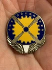 WWII WW2 Era Sterling Silver Air Service Command Military Insignia Pin
