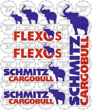 SCHMITZ CARGOBULL FLEXOS Aufkleber Set Decals