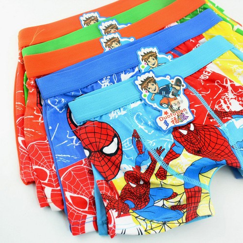 Spider-Man Niños Ropa Interior Dibujos Animados Boxer Corto Niños | eBay
