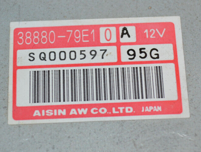 SUZUKI X90 X-90 TCU TRANSMISSION MODULE TCM PART NUMBER 38880-79E1