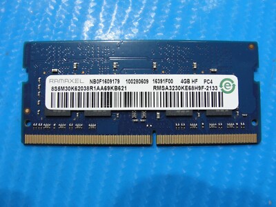 Lenovo 4-1470 Ramaxel 4GB SO-DIMM Memory RAM RMSA3230KE68H9F-2133 