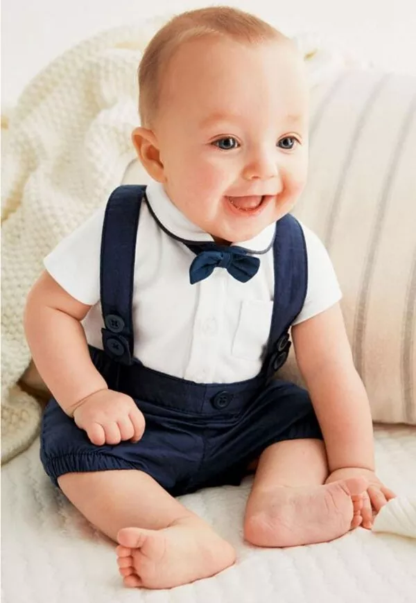 Christening top shirt boy