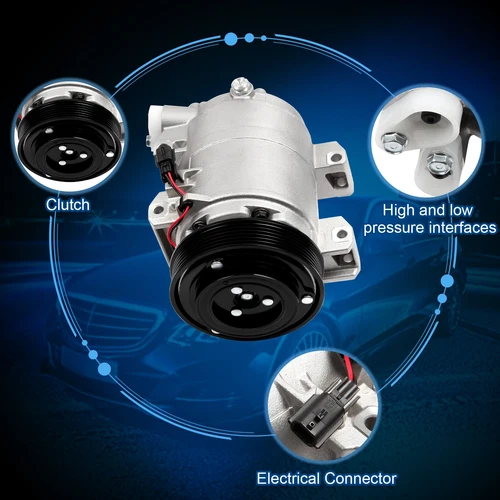 A/C AC Compressor For 2008 2009 2010 2011 2012 2013 NISSAN ROGUE 2.5L 926004BB2A - Picture 3 of 10