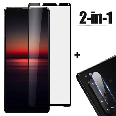 Panzerfolie aus Echtglas für Sony Xperia 10 III Display und Kamera Schutzglas