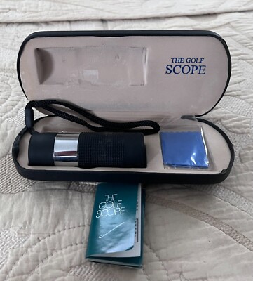 The Golf Scope Range Finder 8x21mm w/ Hard Black Case