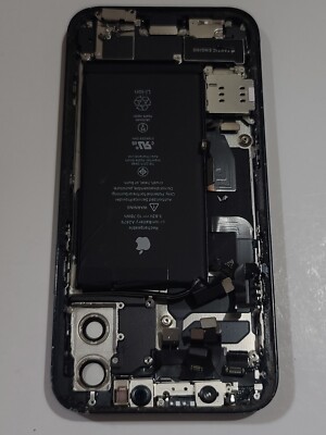 Oem Apple Iphone 12 Original Housing,Black,No RearCamera,Fair Cond