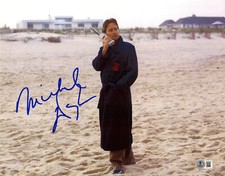 Michael Douglas Signed Autograph Wall Street 11X14 Photo BAS Beckett