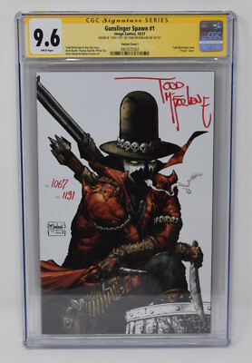 Gunslinger Spawn 1 Image 2021 CGC SS 1:250 Signed Todd McFarlane Variant