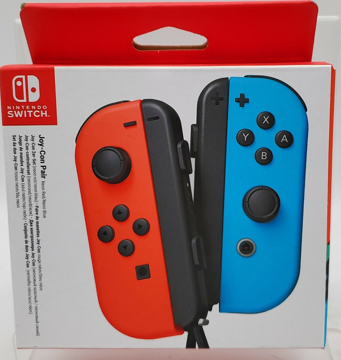Nintendo Switch Joy-Con Controller Pair - Neon Red/Neon Blue