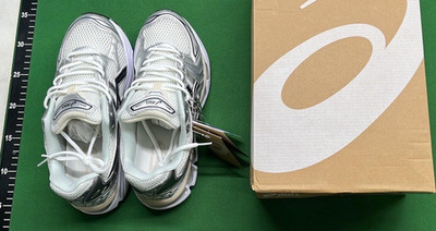 ASICS Gel Sonoma Men's Low Top Lace-Up Mesh Athletic Sneakers White/Silver/Black