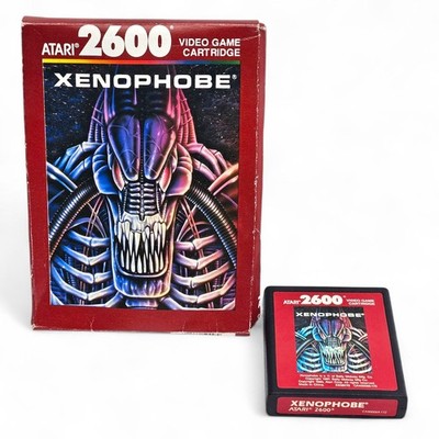 Atari 2600 Xenophobe Red Label Boxed Game No Manual Vintage VGC