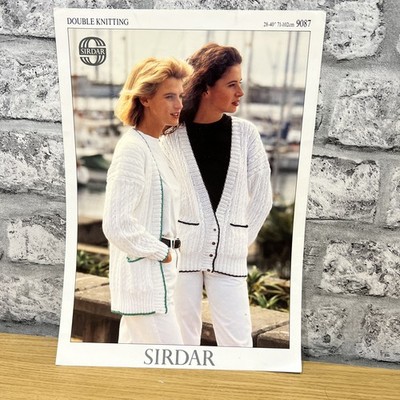Sirdar Strickanleitung 9087. Strickjacke 28-40 inch Cricket Style 