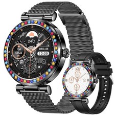 Mujer Smartwatch Función Teléfono, 127″ AMOLED, Fitness Smartwatch 123