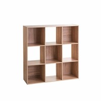 5Five Simply Smart Regal Mix N Modul 3X3 Eiche-Optik, Holzspahn, 100.5X100.5Cm