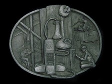 TA17123 VINTAGE 1988  AMERICAN COMMUNICATIONS INDUSTRY  COMMEMORATIVE BUCKLE