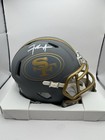 Frank Gore Slate Signed San Francisco 49ers Riddell Slate Collection Mini Helmet — photo 1