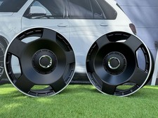 4X R22" 5X112 Jantes Noires Demi Mat + Poli Style MB G AMG : S'adapte Pour GLE