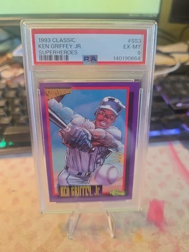 1993 Classic #SS3 Ken Griffey Jr. Superhero Comics Psa6