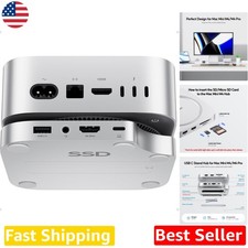 Mac Mini M4 Pro Hub Stand 4TB M.2 SSD Enclosure 4K HDMI