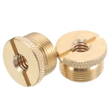 2 Pcs Mount Screw Microphone Threaded Adapter Camera Stand Accessories