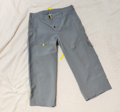 Graue Worker Tecno Sport Stretch Hose Shorts Bermuda M 36 38 W 29 L 21
