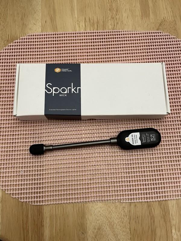 Sparkr Wick Plasma Lighter, Black, New In Box.