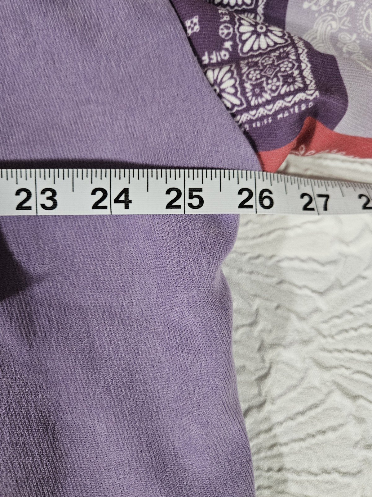 Women's Patchwork  Lightweight Crop Jacket In Lav… - image 9