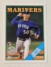 BRYCE MILLER RC 2023 Topps Update Series - 1988 Topps Baseball #88US-37 Mariners