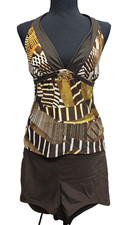 SWIMMING COSTUME HALTER 2Pcs SET - Size 8 - NEW WITHOUT TAG