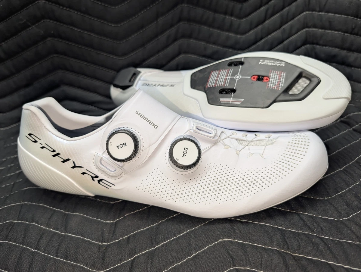 Shimano White Cycling Shoes for Men for sale | eBay
