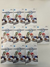 Nintendo Wii Manual Lot 10 - Mario Kart Wii Manuals only - No Games