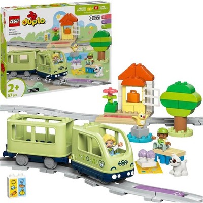 LEGO DUPLO Town 10427 Interaktive Abenteuer-Eisenbahn Klemmbausteine Bausatz