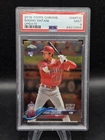 2018 TOPPS CHROME UPDATE #HMT32 SHOHEI OHTANI ROOKIE RC PSA 9