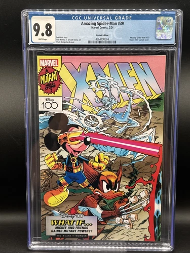 Amazing Spider-Man #39 (2024) CGC 9.8 NM/M  "Disney 100" X-Men #1C Variant