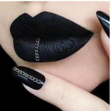 Kylie Jenner Black Matte Lipstick Nightfall Creamy Hydrating Long Lasting Bold